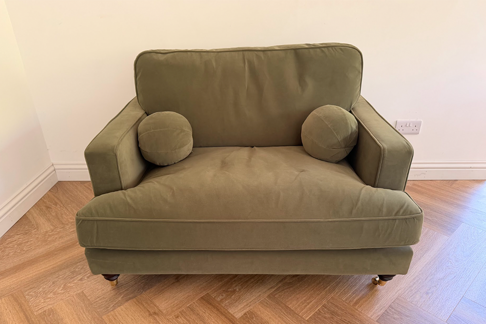 Its velvety smooth fabric is soft to touch (Emily Peck/The Independent)