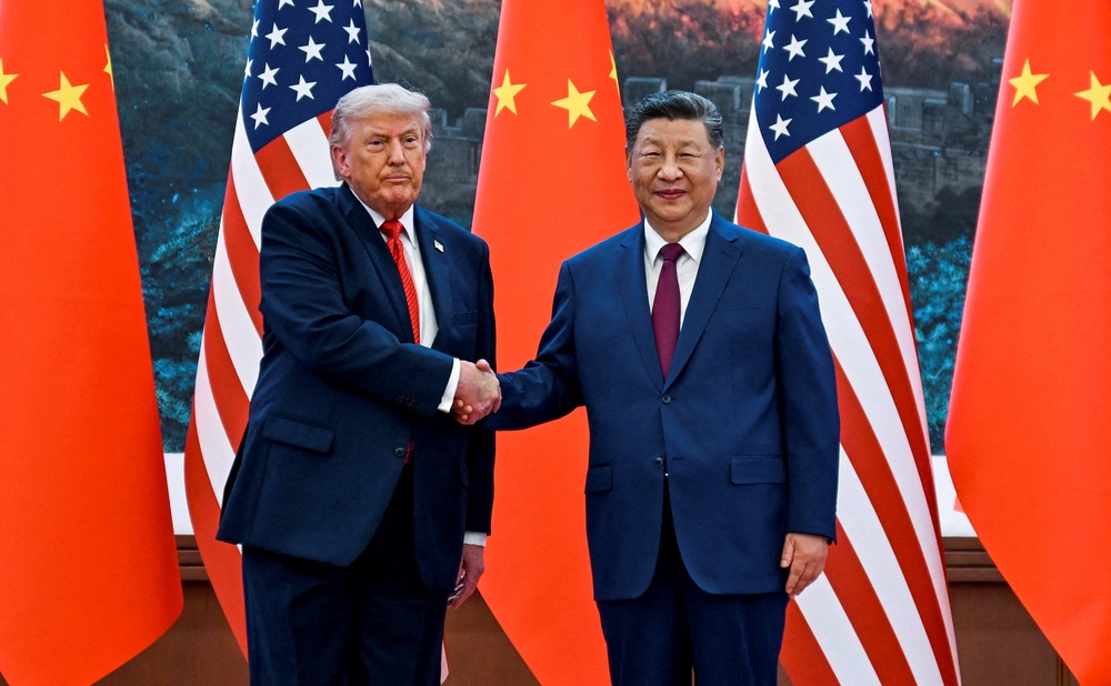Trump’s discussions with Japan’s Takaichi precede his hosting of Chinese President Xi Jinping in Washington for a state visit later this week (Reuters)