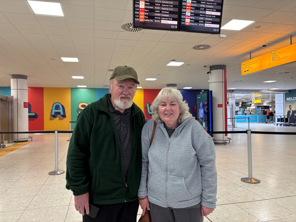 Raymond and Sheila McLaren are on their way to Vancouver (PA)