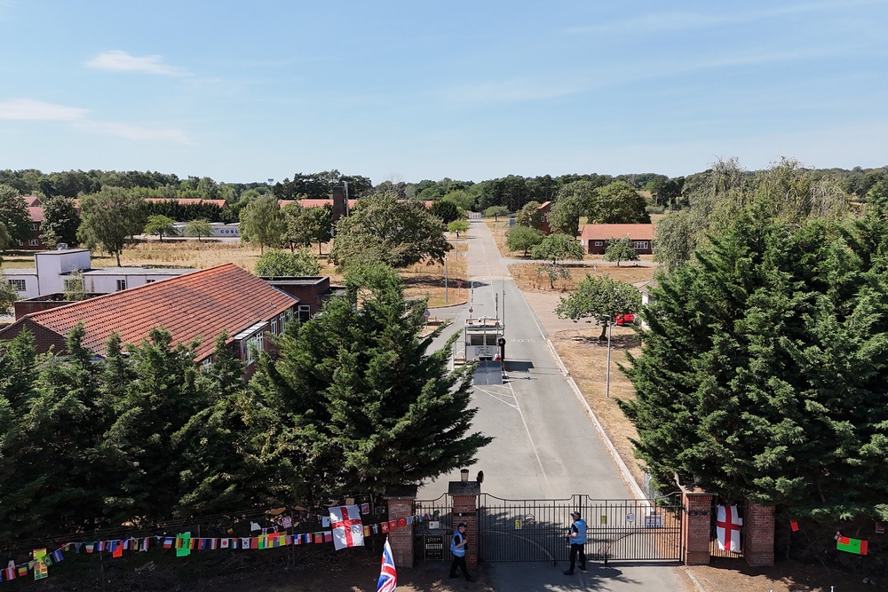 A general view of RAF Barnham in Thetford, Norfolk which could be used to house asylum seekers (PA)