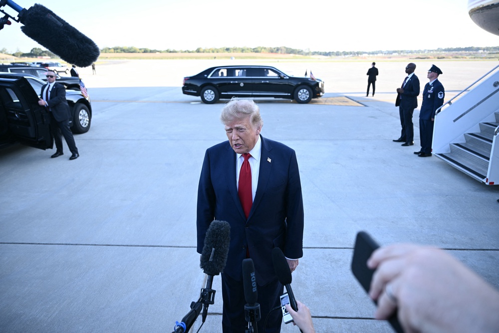 The White House teased Trump TV Monday following the fallout with the press after it banned MSNOW, CNN and Politico reporters from accessing the White House (AFP/Getty)