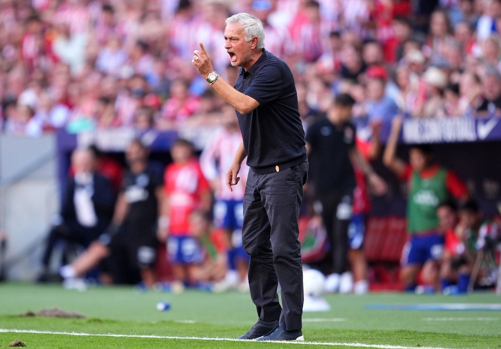 Jose Mourinho, Manager of Real Madrid, reacts against Atletico Madrid (Getty Images)