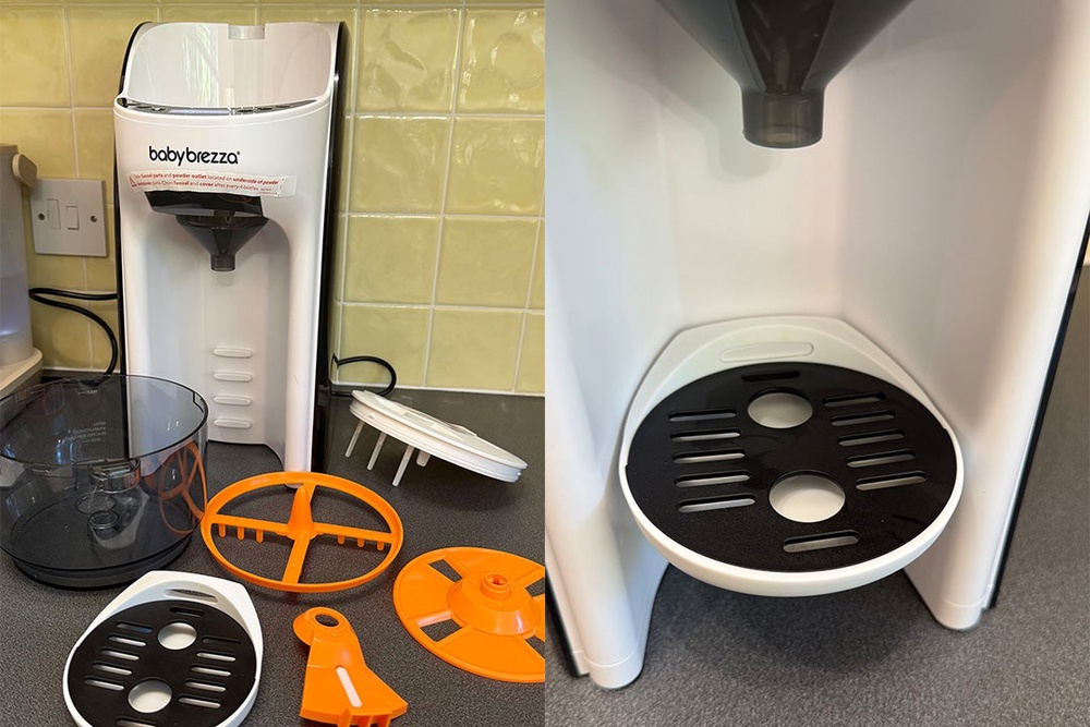 Cleaning the Baby Brezza formula advanced pro is something you need to stay on top of (Sarah Jones/The Independent)