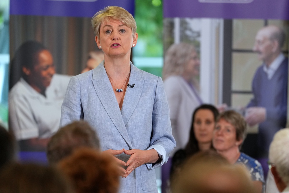 Social care comes under health secretary Yvette Cooper’s watch
