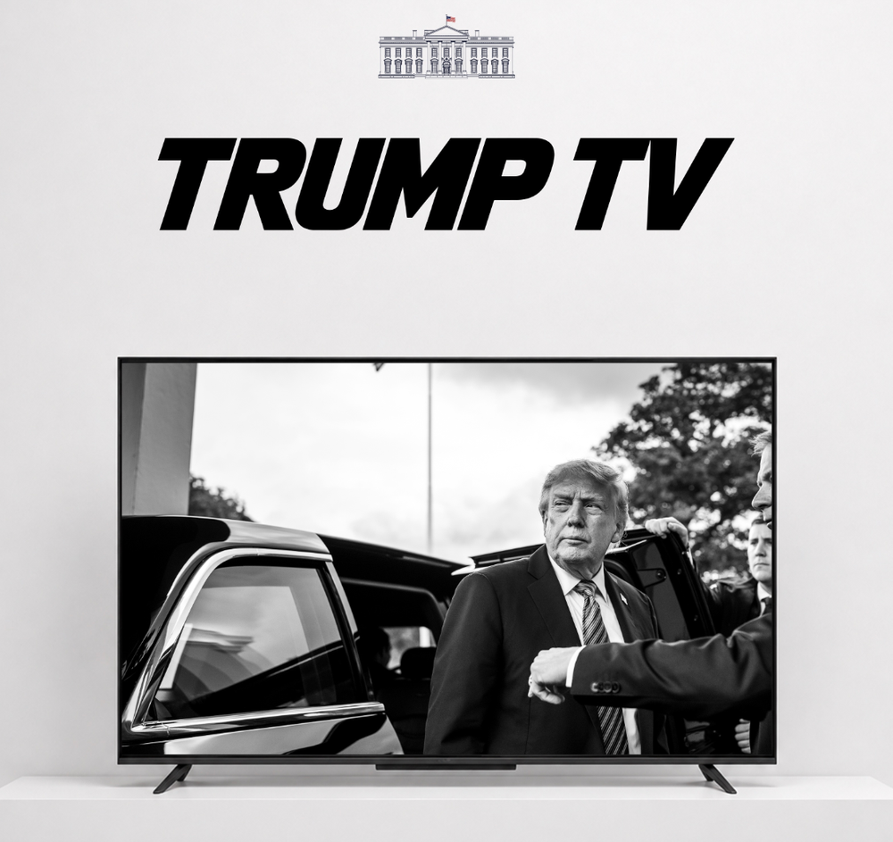 The White House launched Trump TV Monday night, with viewership peaking at around 8,500 people (The White House)