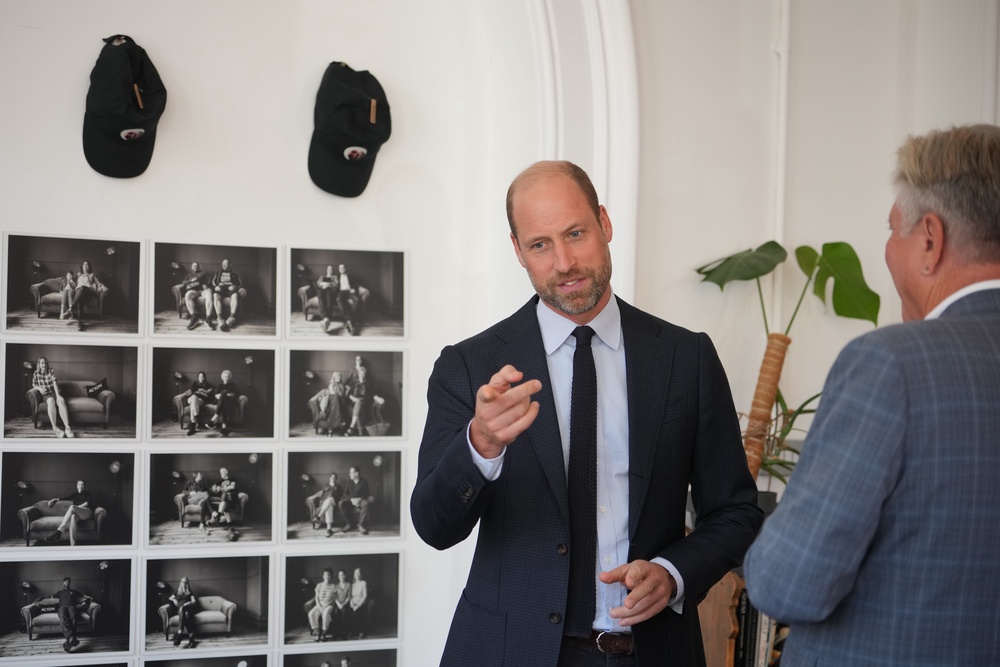 William visited ActOne Cinema in Acton, west London, as its celebrates its fifth anniversary (Kin Cheung/PA) (PA Wire)
