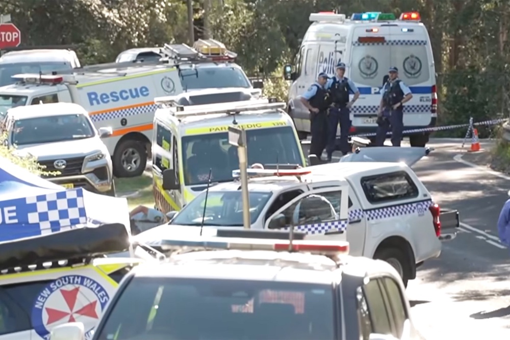 Cyclists found the horrific scene and called the authorities (ABC)