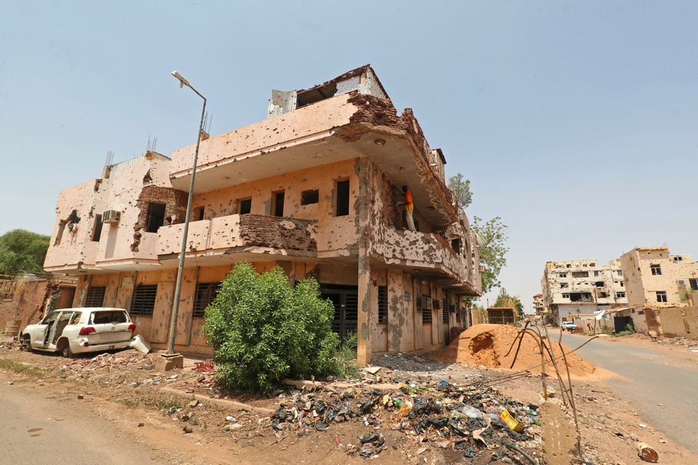 The impact of war in Sudan on Khartoum (AFP/Getty)