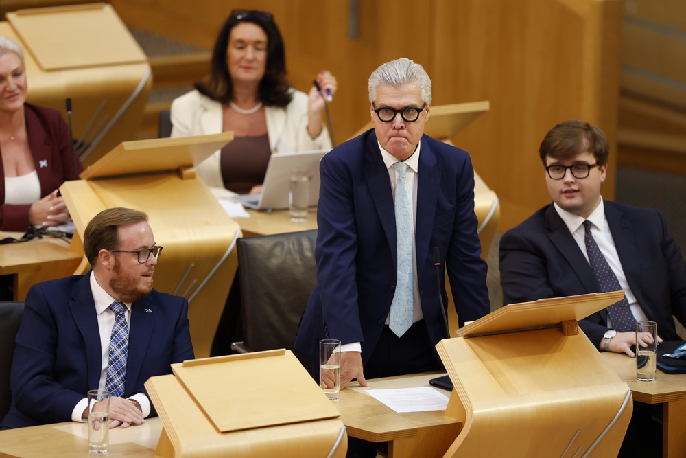ReformMSPs have walked out of the Holyrood chamber on Tueday (Getty)