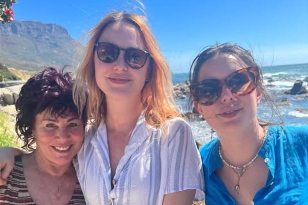 Ruby Wax pictured with her daughters Marina and Madeline (Instagram)