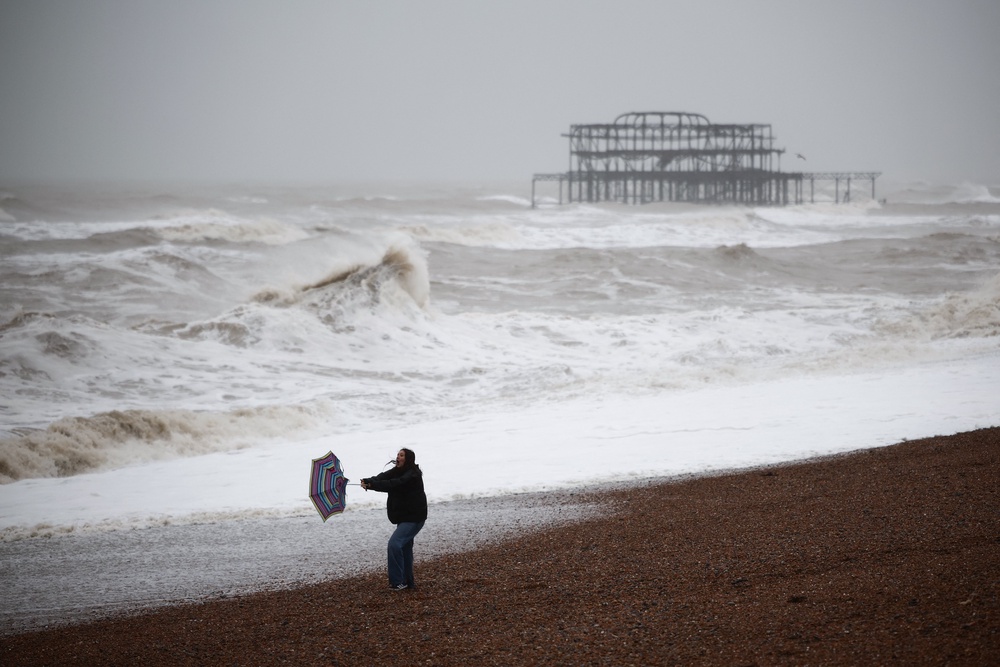 Experts warned the weather event could bring a rainy and windy autumn (AFP/Getty)