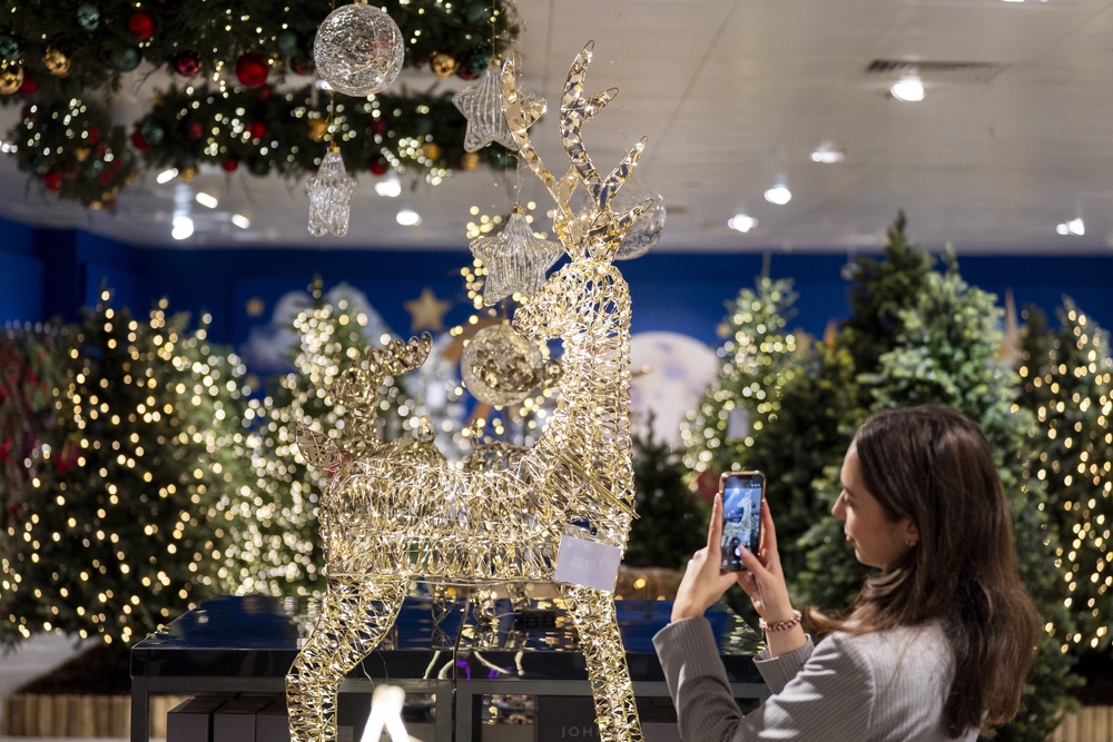 The Christmas floor is now open at the John Lewis store in London’s Oxford Street (Ben Whitley/PA) (PA Wire)