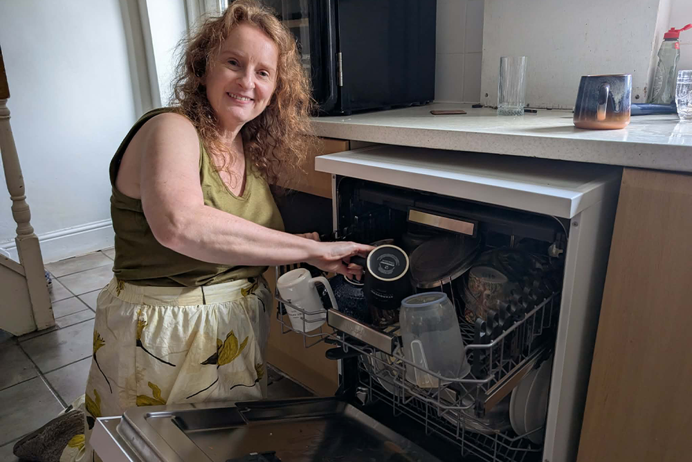 The top drawer for cutlery is a real improvement on clunky cutlery boxes (Samantha Priestley/The Independent)