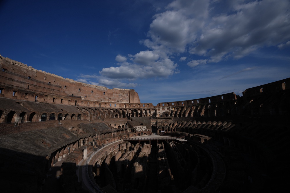 The Colosseum will remain closed to the public on Wednesday (AP)