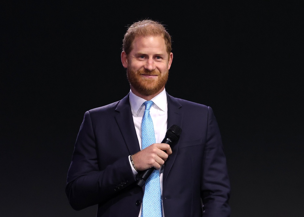 Harry urged the world not to wait and see before protecting children from online harm, saying he was speaking 'as a father' (Getty)
