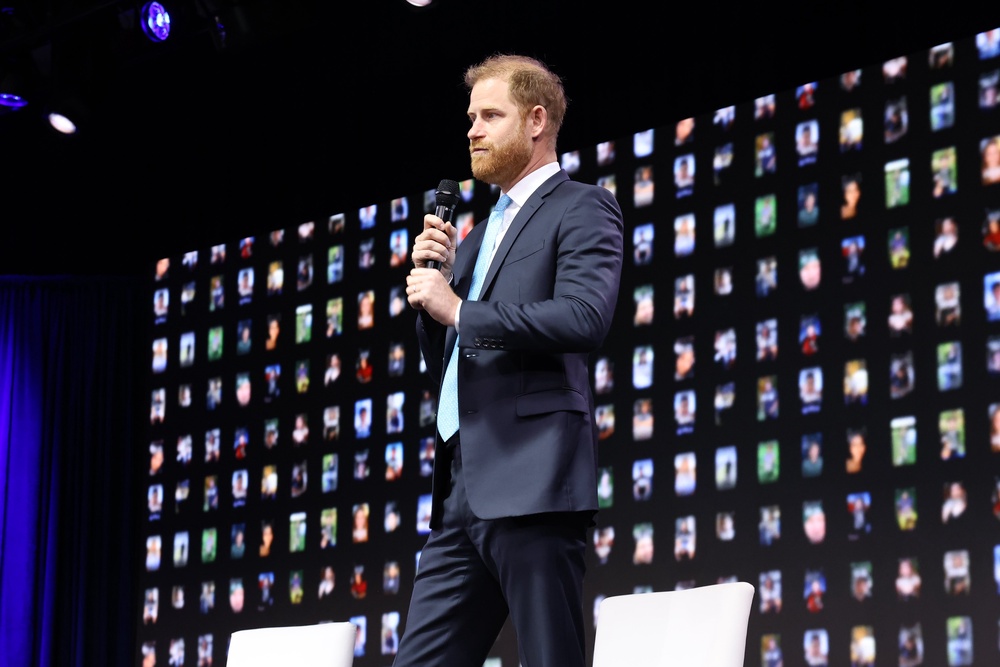 Prince Harry, Duke of Sussex speaks onstage during the Clinton Global Initiative 2026 Annual Meeting at New York Hilton Midtown (Getty)