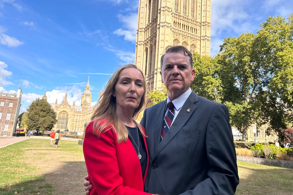 Paula and Tom McGowan, Oliver McGowan’s parents, have spoken out after staff accessed their son’s records a decade later (The Independent)