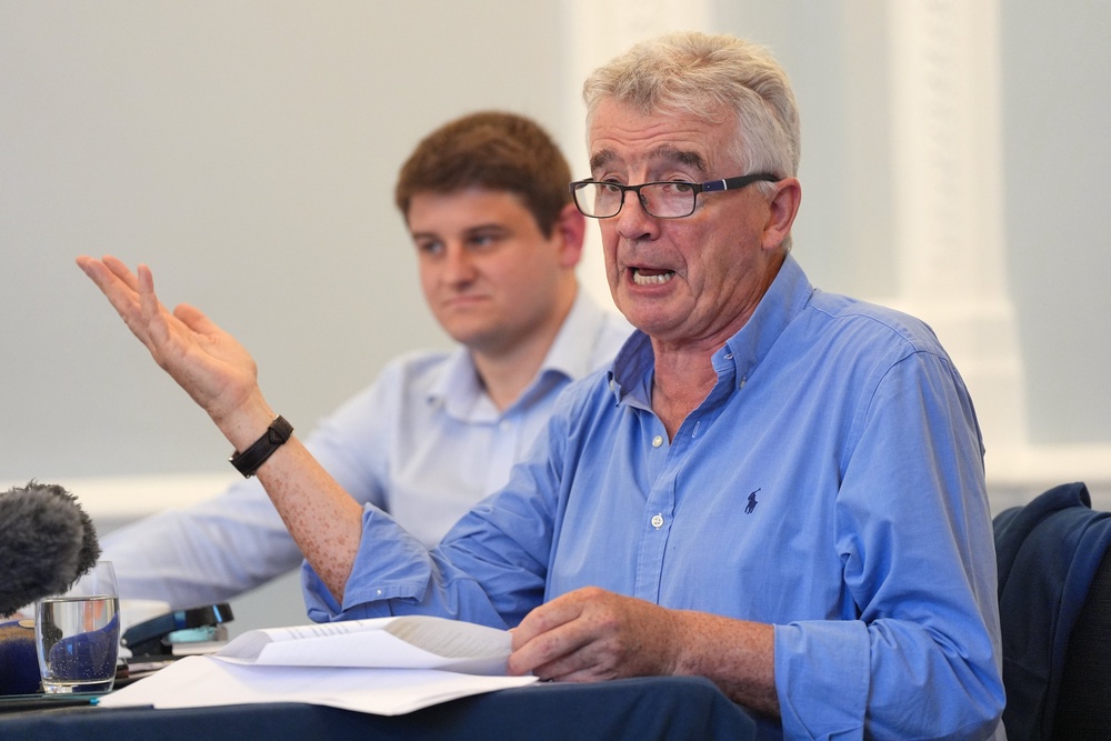 Ryanair boss Michael O’Leary said the firm did not have any ‘great fundamental philosophical difference’ with the regional tax (Yui Mok/PA) (PA Wire)