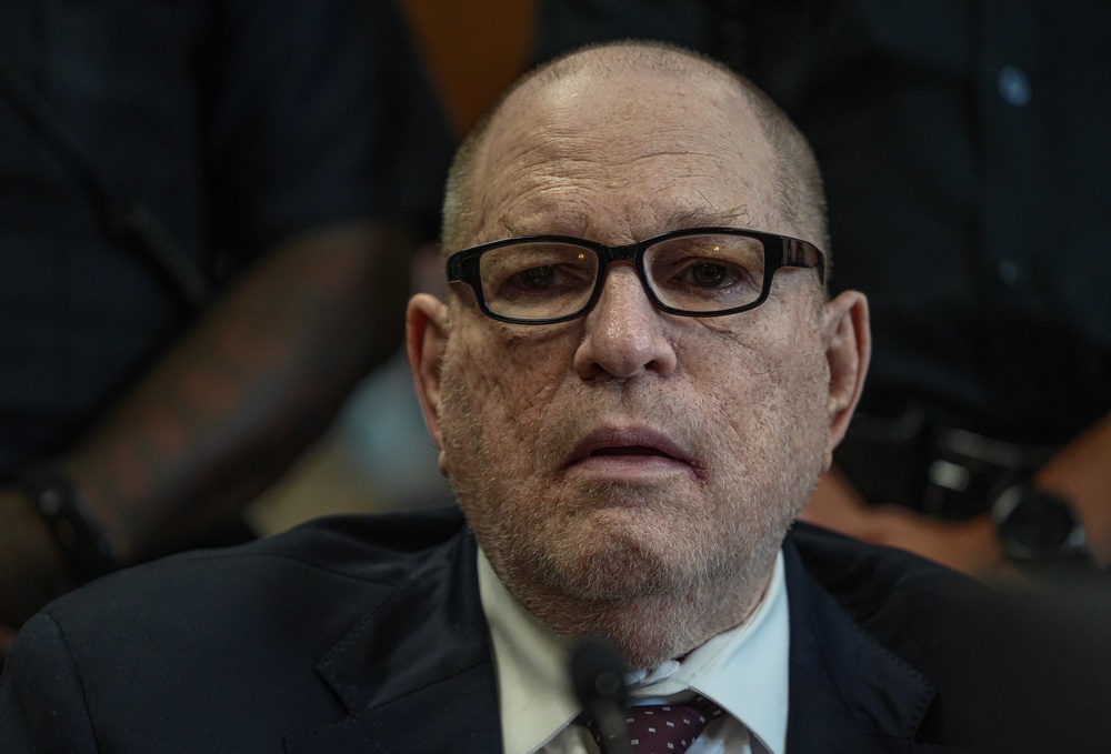 Weinstein is also awaiting resentencing in a separate rape case in Los Angeles (Dean Moses/amNewYork via AP)
