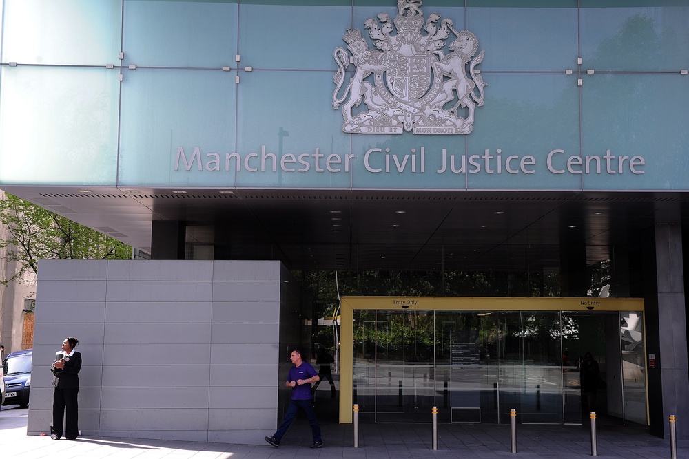 The appeal was heard at the High Court in Manchester (AFP via Getty Images)