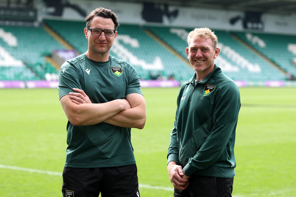 Phil Dowson and Sam Vesty have become English rugby's best coaching double act (Getty)