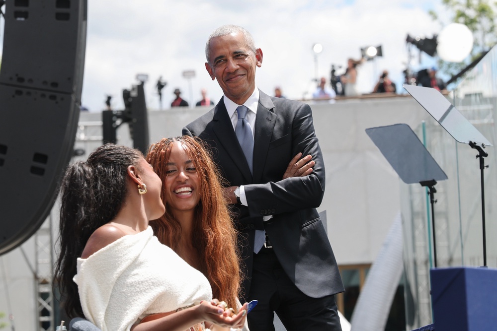 Barack Obama is the father of Sasha and Malia Obama (Getty)