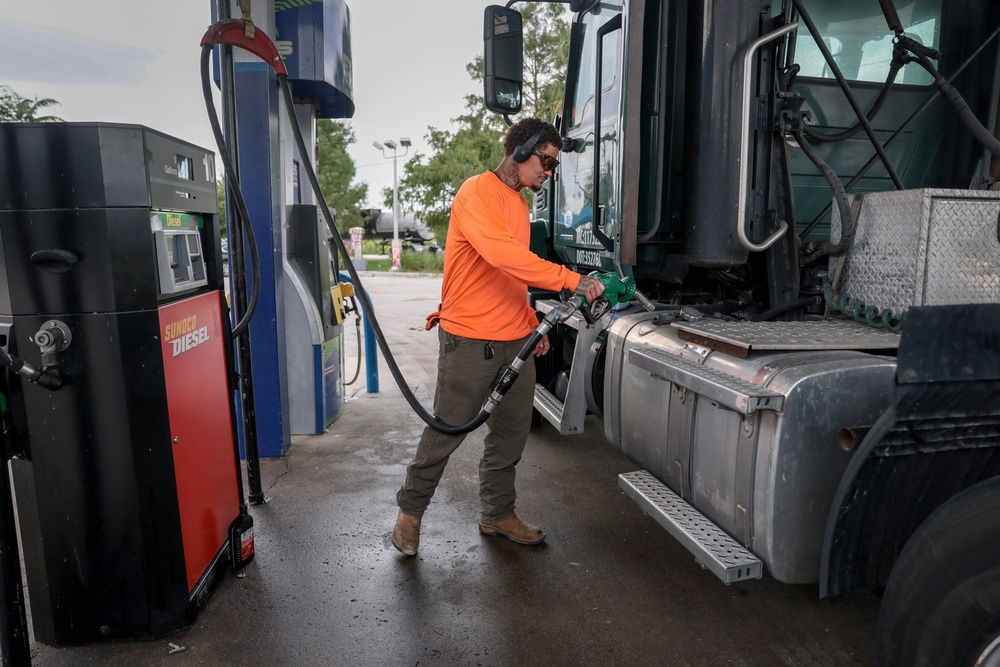 On Wednesday, the average national price for a gallon of diesel stood at $6.52, up from $3.69 one year ago, according to AAA (Getty Images)
