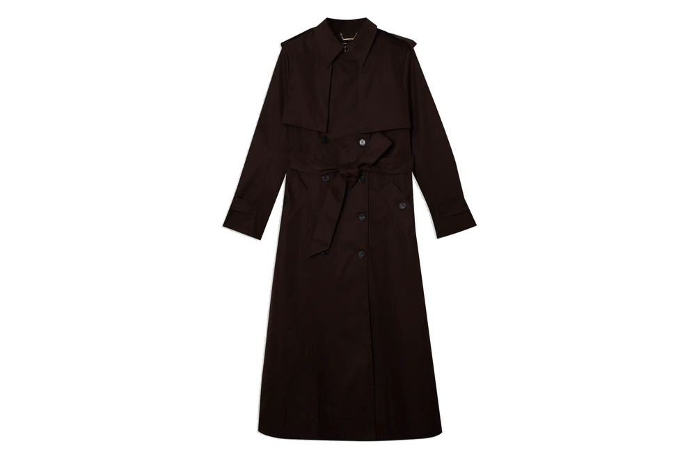 Image from: Kate Middleton wears the chocolate brown trench coat on everyone’s wishlist