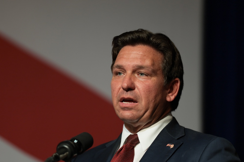 Florida Gov. Ron DeSantis warned residents Friday to expect power outages and shortages at gas stations (Getty)