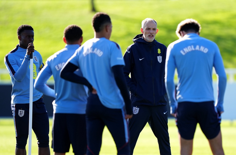 Can Tuchel and England shrug off the manner of their defeat to Argentina and prove themselves against world champions Spain in the Nations League? (PA)