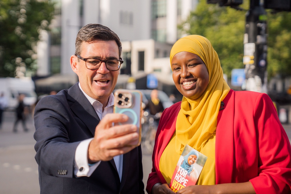 Sagal Abdi-Wali said it’s been “really nice” to have the public backing of Sir Keir’s successor, Andy Burnham, who she particularly praised for his pledge on ending rough sleeping (Labour)
