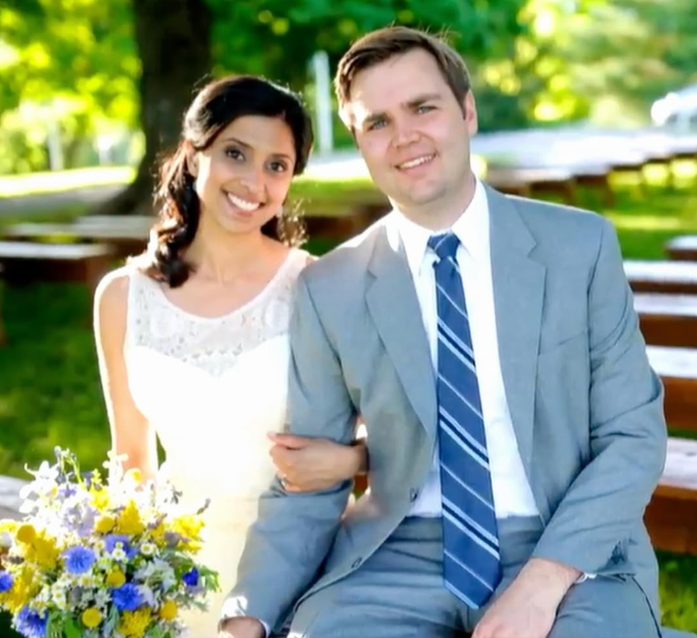 Usha Vance and JD Vance met at Yale Law School (@JdVance, Instagram)