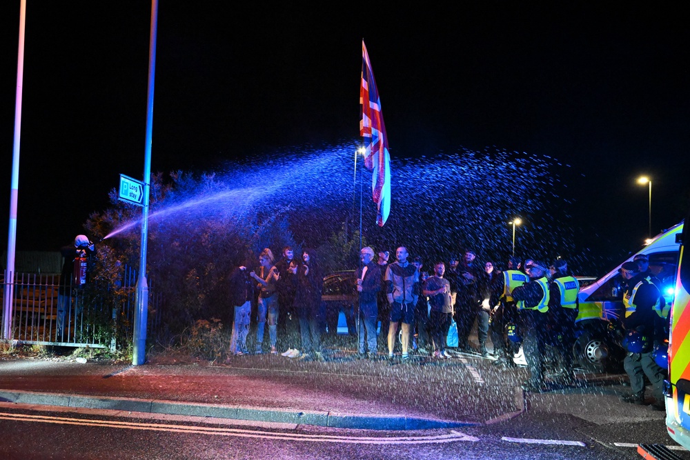 Anti-immigrant demonstrations have spiked over the past month (Getty)