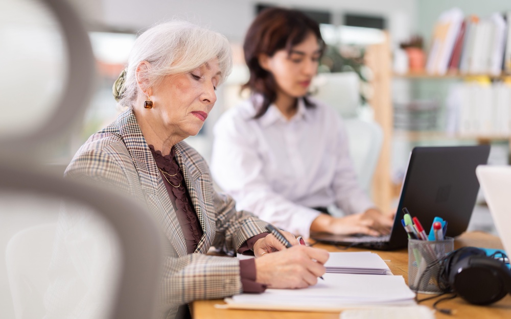 Women are staying in work longer, the figures show (Alamy/PA)