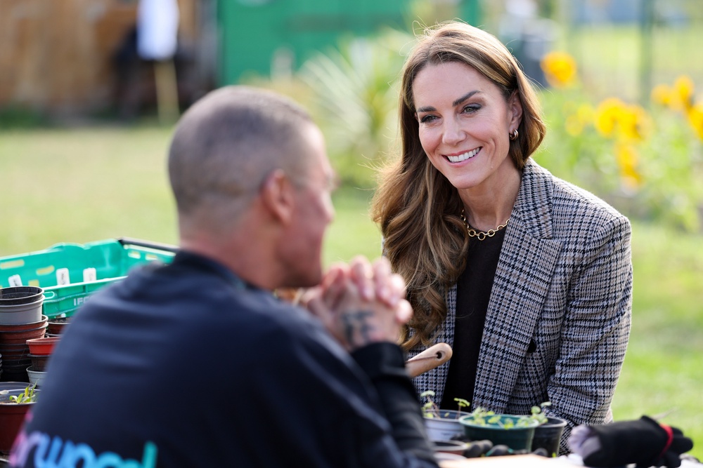 Kate lauded the greenspace as a ‘fantastic environment’ (PA)