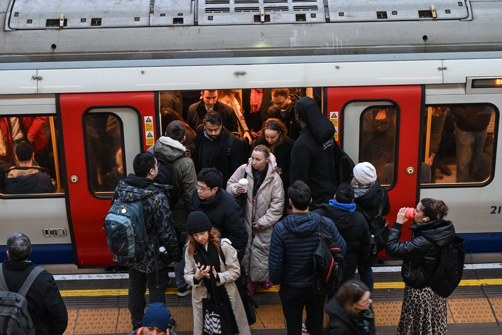 There were 13,464 reported assaults against people who are not part of the railway workforce between April 2025 and March 2026 on mainline services, data published by the Office of Rail and Road (ORR) (AFP/Getty)