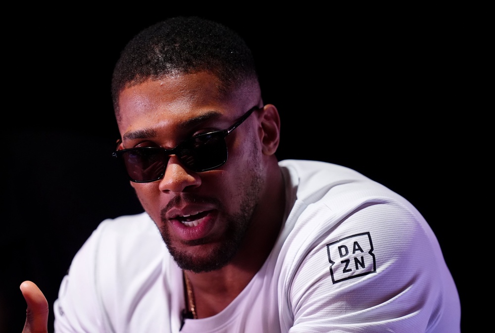 Anthony Joshua is due to fight Tyson Fury in Cardiff (John Walton/PA) (PA Wire)