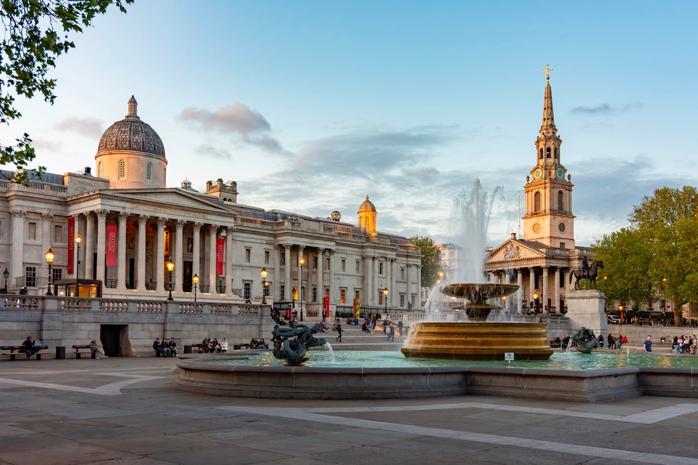 The National Gallery makes an appearance (Getty Images)