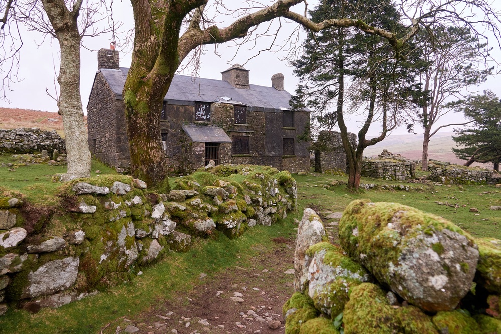 Ditsworthy Warren House in Dartmoor is the cottage that the Dashwood family move into (Getty Images)