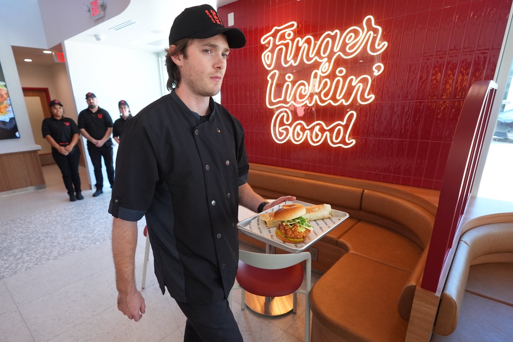 Named Open House, the location marks the chain's first venture into US breakfast service and features late-night hours (AP Photo/LM Otero)
