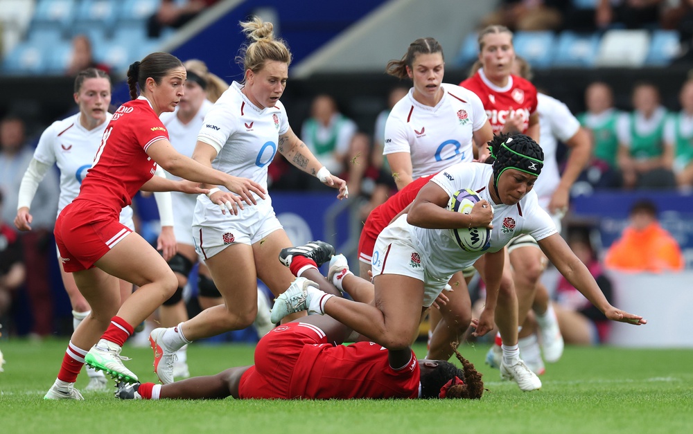 The Red Roses drew with Canada last weekend to end their 39-game winning run (Getty)