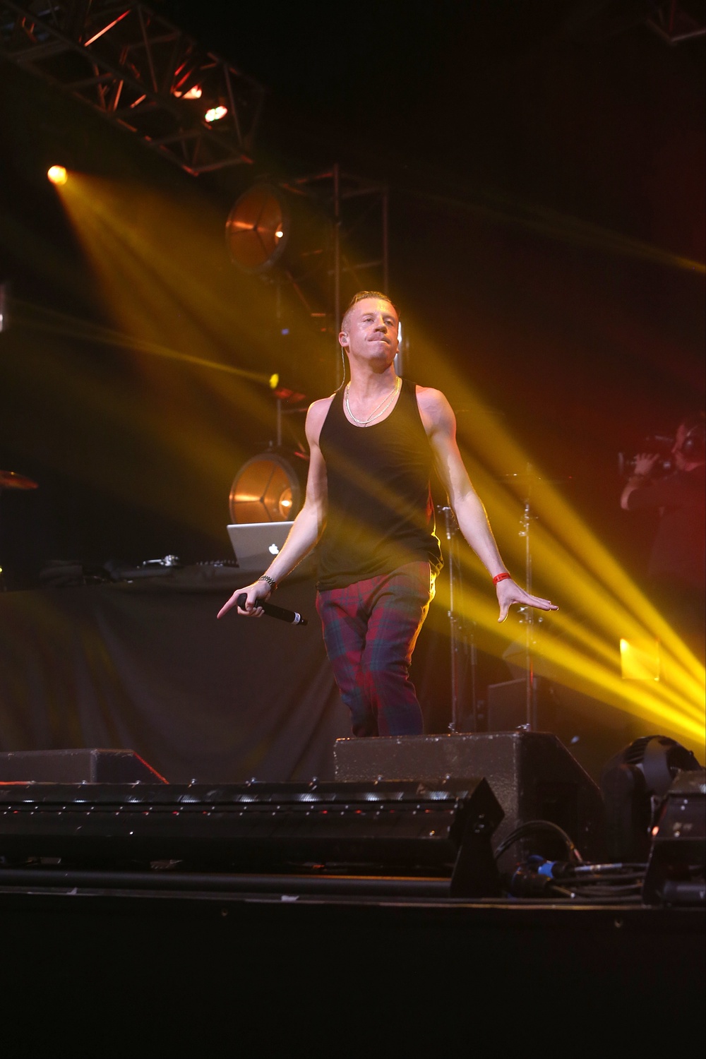 Macklemore & Ryan Lewis performs at Radio One’s Big Weekend, at Ebrington Square in Londonderry, Northern Ireland (Niall Carson/PA) (PA Archive)