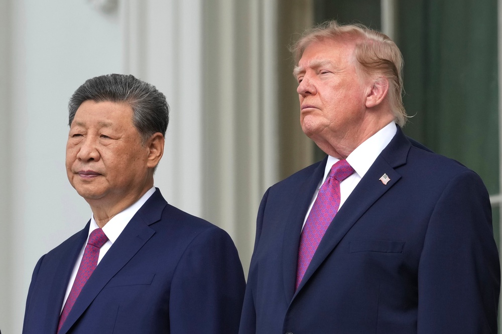 Trump and Xi kicked off the state visit by speaking about their relationship and areas for mutual cooperation (Copyright 2026 The Associated Press. All rights reserved.)