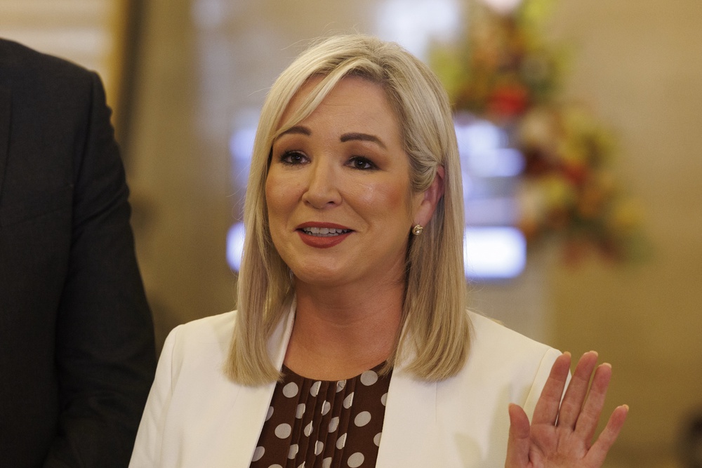 First Minister and Sinn Fein vice president Michelle O’Neill (PA) (PA Wire)