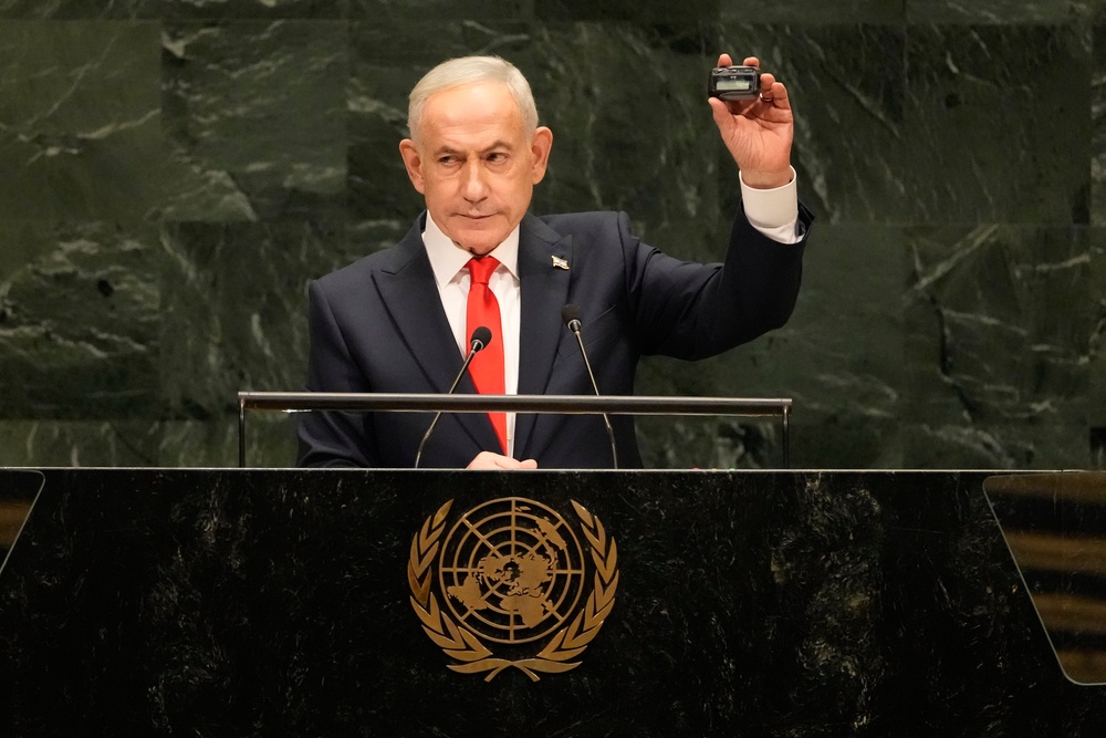 Israeli Prime Minister Benjamin Netanyahu used a speech at the UN last week to attack Mamdani, calling him ‘the antisemitic mayor of New York’ (AP Photo/Seth Wenig)