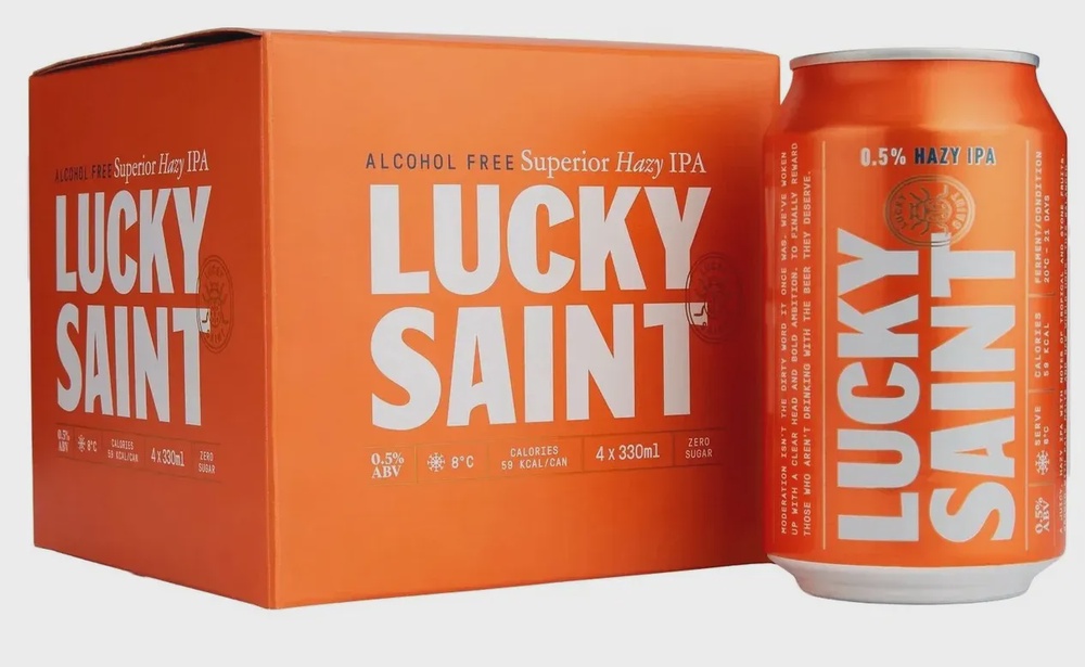 The beer which is being pulled from the shelves is Lucky Saint’s 0.5% Hazy IPA which comes in a pack of 4 x 330ml cans and has a best before date of 13 August, 2027. (Lucky Saint)