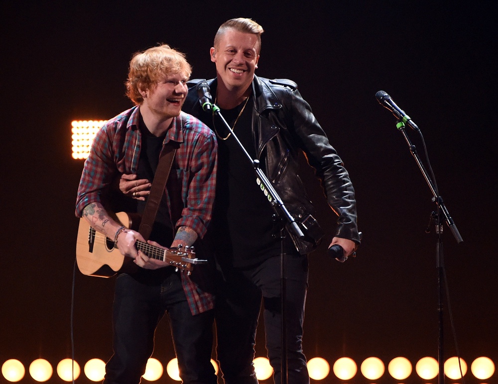 Macklemore was dropped from Ed Sheeran’s US tour last month over his calls for a ‘Free Palestine’ onstage (Getty)