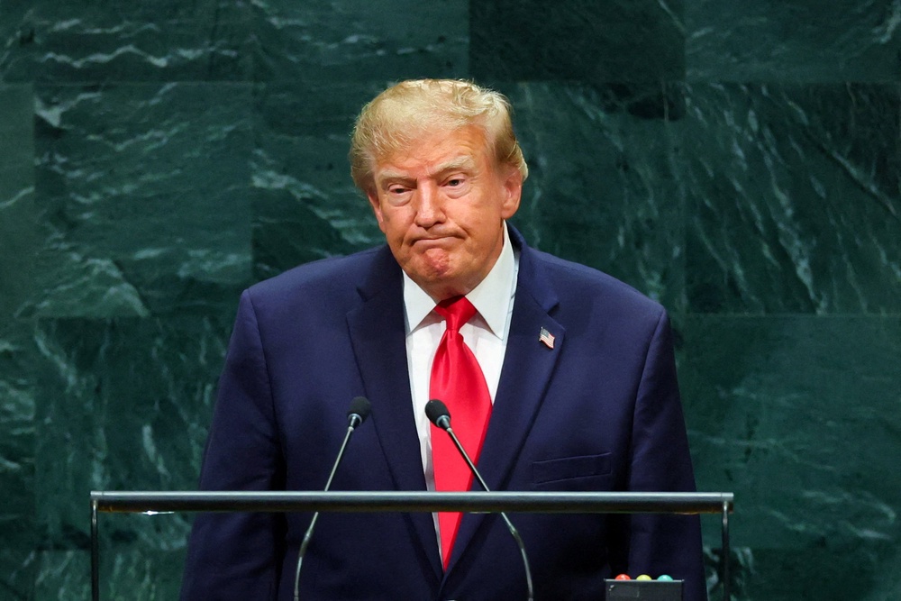Trump has previously suggested that the center could be demolished if his administration does not receive recognition (Reuters)