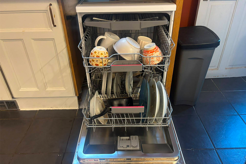 Dishes come out clean first time (Lucy Smith/The Independent)
