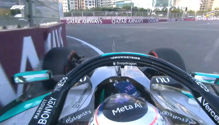 Kimi Antonelli crashed out in Q1 in Baku (Formula 1)